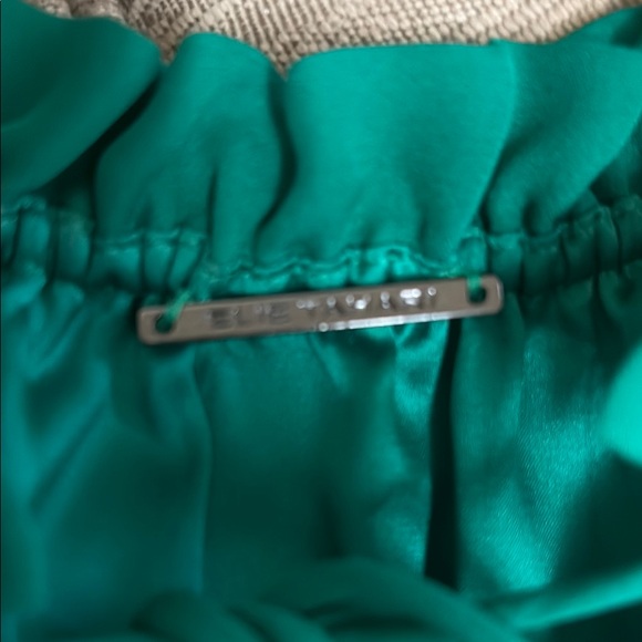 Elie Tahari Green Asymmetrical Wrap Sundress - Picture 2 of 7